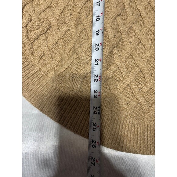 NWOT Massimo Dutti cable knit Poncho S - Picture 7 of 11